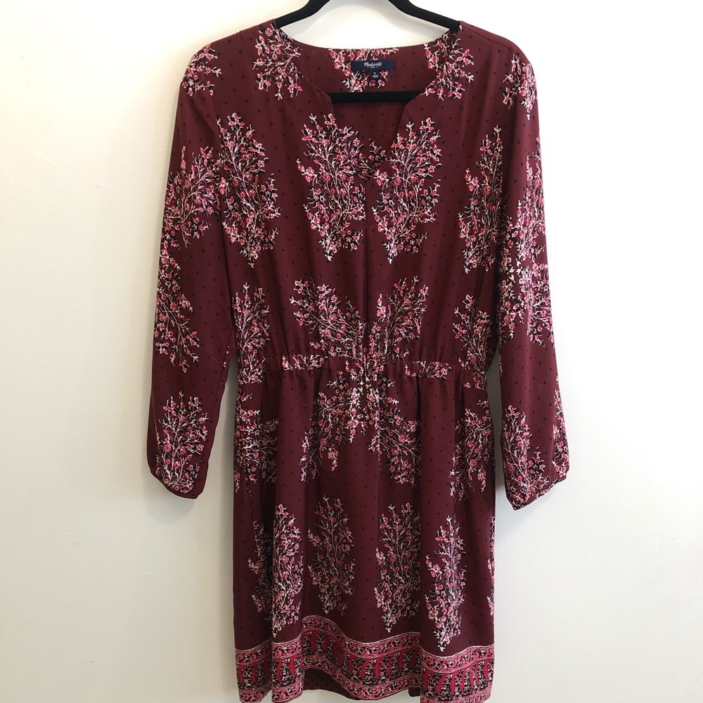Madewell Silk Lassi Floral Dress - Picture 2 of 11